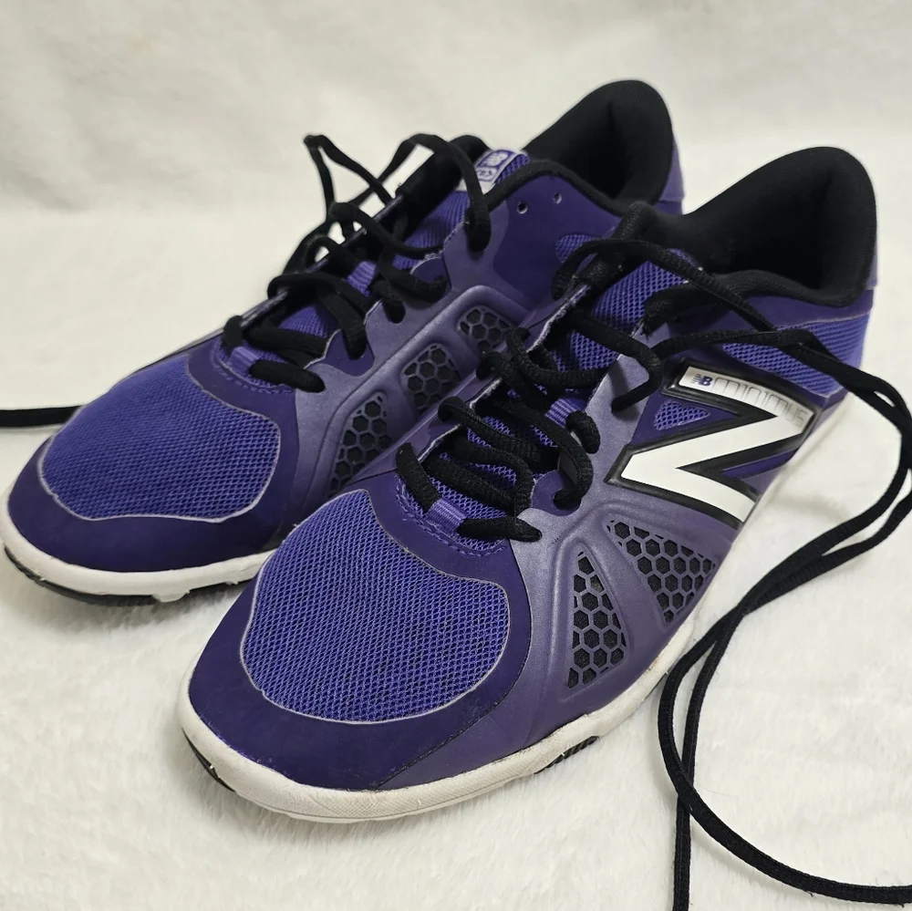 New Balance Minimus 20 Athletic Training Shoe Womens Size 9.5 D WX20PR2 Purple